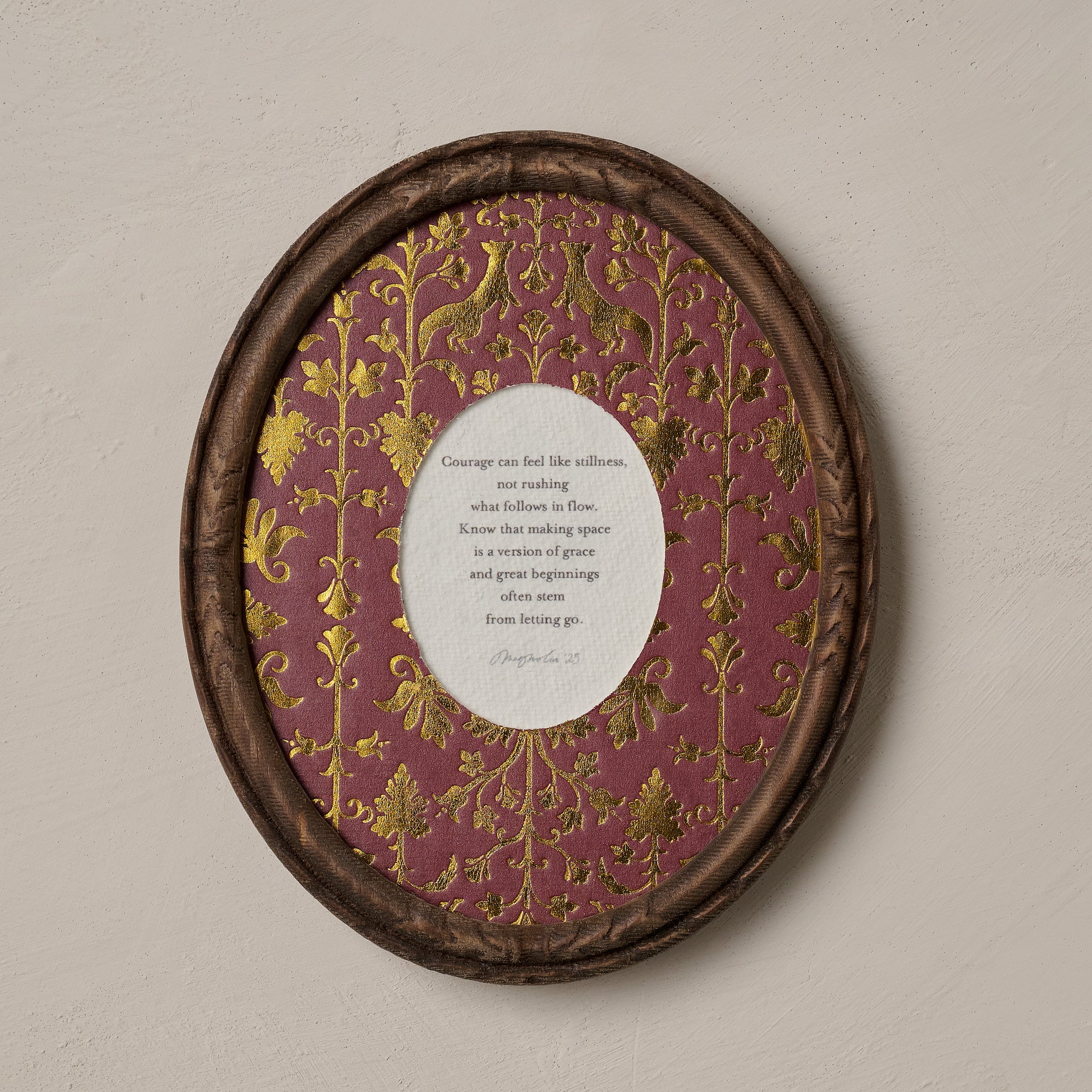 What Follows in Flow Framed Poem