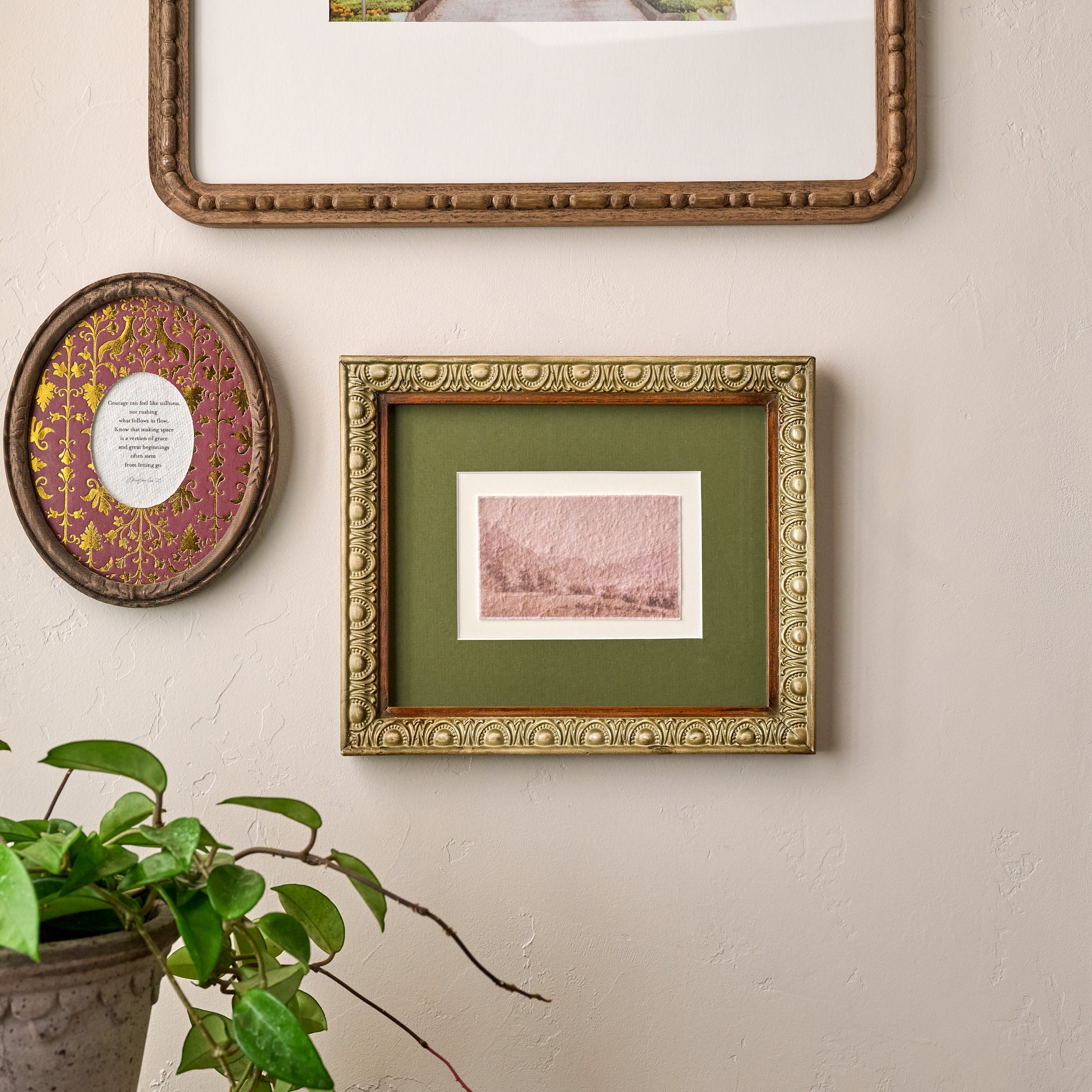 Evergreen Echoes Framed Print