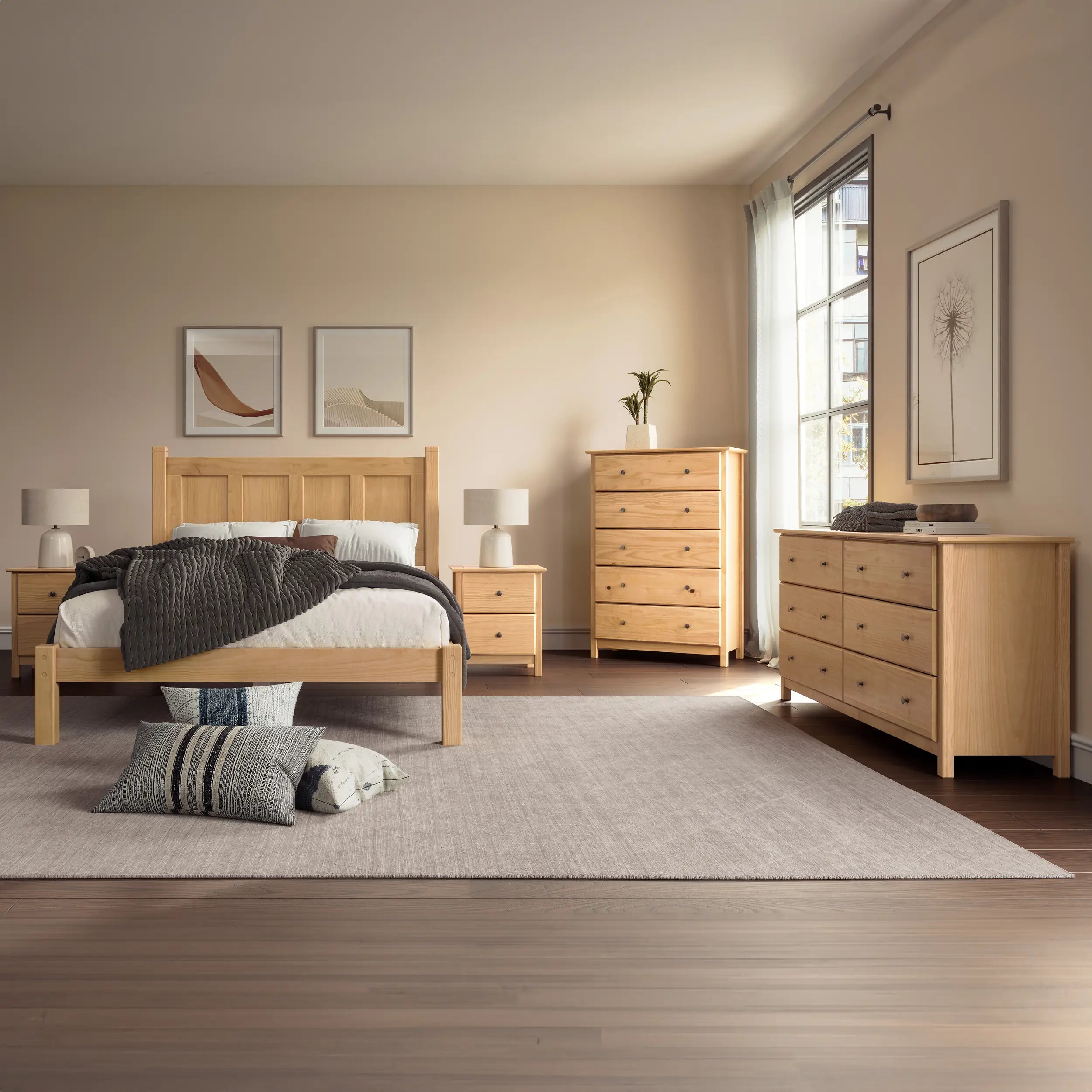 Shaker Bedroom Set (5-Piece)